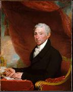 This portrait originally belonged to a set of half-length portraits of the first five U.S. presidents that was commissioned from Stuart by John Dogget James Monroe